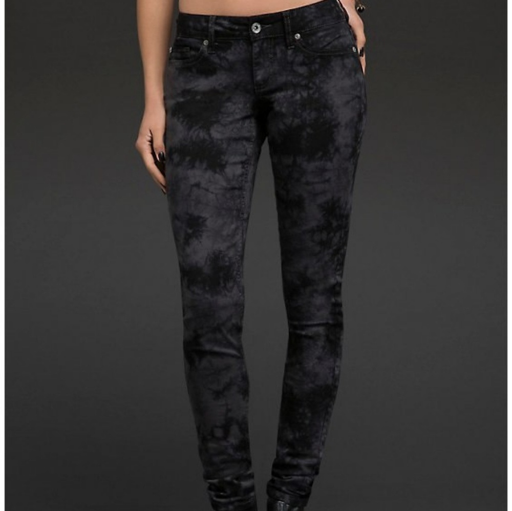SOLD: Black and gray wash pants
